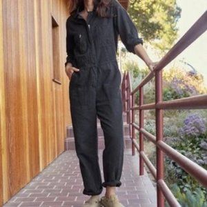 Outerknown Station Jumpsuit - NWT - Black - Medium